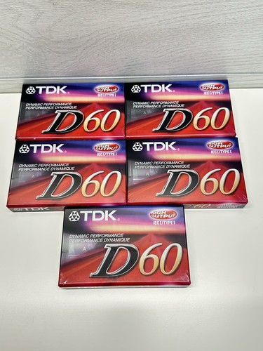 Tdk d60 nastri audiocassette - tdk,