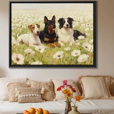 Bull Terrier cane opera d'arte
