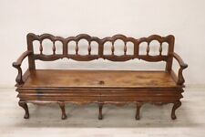 Panca antica in legno di noce epoca Luigi XV '700