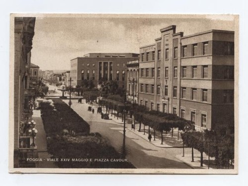 G958 cartolina foggia viale - g958,