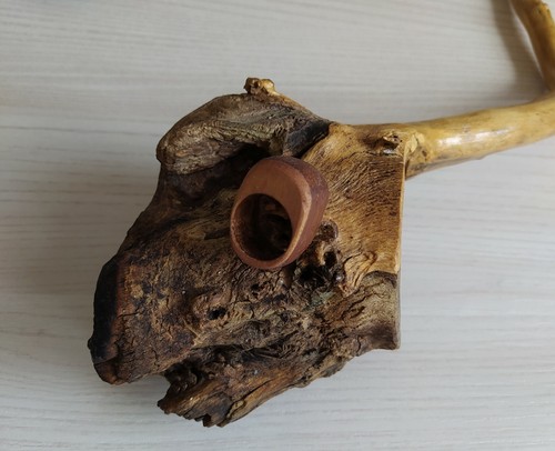Anello legno fatto mano - anello, a