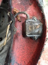 Luce targa Arancione per vw Maggiolino e Maggiolone Solo Sporco Ma Ottimo e Sano