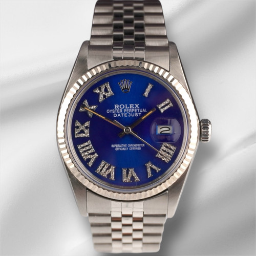 Rolex 36mm datejust acciaio - rolex,