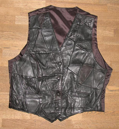 Gilet pelle donna - gilet,