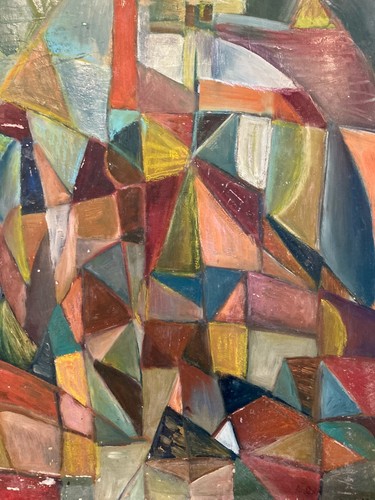 Pittura olio carta astratta - pittura,