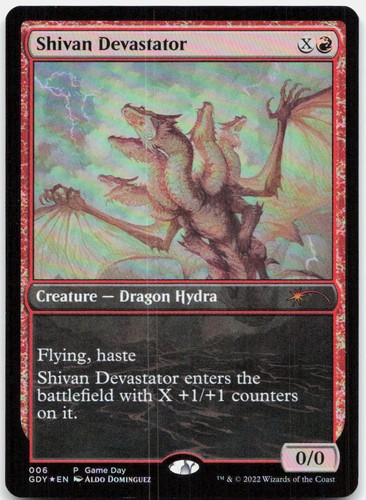 Shivan devastator foil - shivan, *foil*