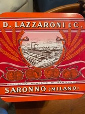 Scatola di latta Lazzaroni and Co speciale amaretti di Saronno