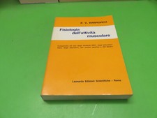 Fisiologia dell'attività muscolare - P. V. Karpovich - Leonardo edizioni 1977