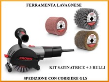 Kit satinatrice per metalli o