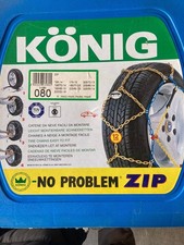 Catene da neve Konig ZIP 080 nuove, mai usate