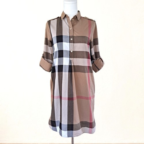 Abito camicia cotone burberry - camicia,