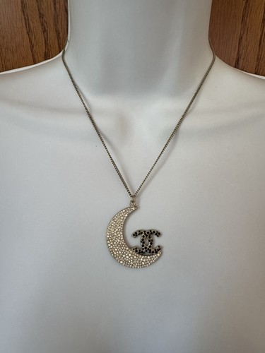 Collana con ciondolo - , mezzaluna