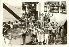 1933 Mar MEDITERRANEO I crocieristi si divertono nella piscina di bordo *Foto