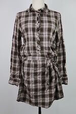 TIMBERLAND VESTITO A CAMICIA DONNA TG. M WOMAN CASUAL VINTAGE DRESS COTONE