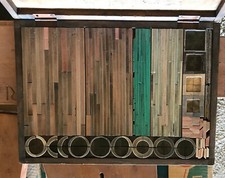 Serie completa Cornici  In Plastica  Xilografia di Verona Tipografia Letterpress