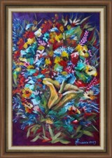 quadro olio originale tela