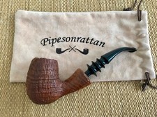 PIPA FIGLIO SABBIATA A MANO LIBERA, MADE IN DANIMARCA.