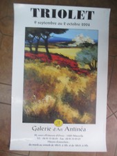 Affiche d'Exposition Triolet