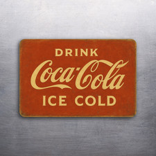 3x 2 Vintage Style Coca-Cola
