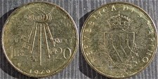 SAN MARINO  # 20 lire 1979