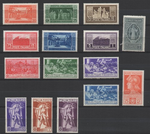 Regno 1929 lotto 2 serie - -,