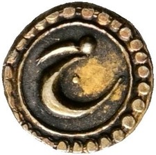 India Kingdom Mysore Fanam gold oro 1783 1801 Tipu Sultan gr0,30