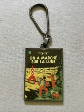 TINTIN / HERGÉ   PORTE-CLES  On a marché sur la Lune  CORNER COINDEROUX  TTBE