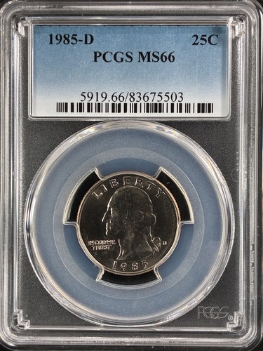 1985 25c washington quarto - 25c,