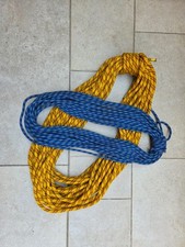 Vendo 2 corde da arrampicata su roccia in condizioni perfette 8mmx30m e 12mmx40m