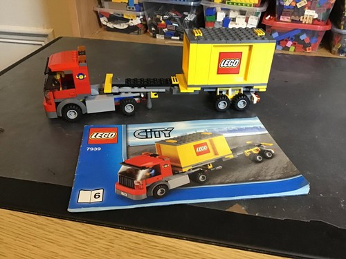 Lego cargo train 7939 camion - lego,