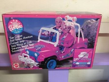 BARBIE JEEP MAGIA AL SOLE SUN CRUISER TOUT TERRAIN AVENTURE #67026 1993 MATTEL 