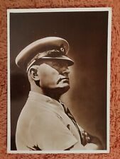 6686 CARTOLINA BENITO MUSSOLINI POSA PRIMA PIETRA S. SAVINO 1936