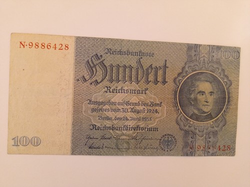 100 reichsmark reich - reichsmark, 3°