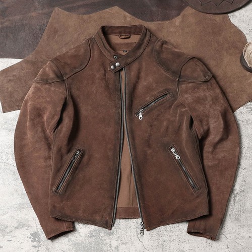 Giacca pelle scamosciata - , uomo