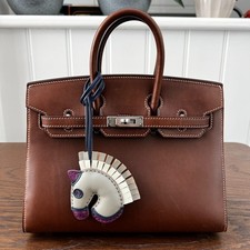 Ciondolo borsa vera pelle