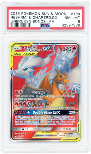 Reshiram charizard gx 2019 - charizard,