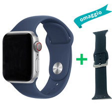 Apple Watch SE 2023 2a Gen. 44mm Cellular Cassa Alluminio Cinturino Blu - Nuovo