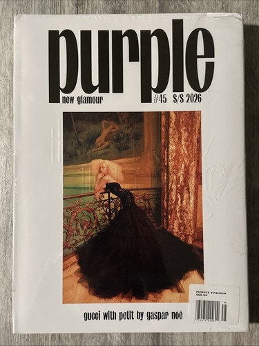 Purple fashion magazine issue - fashion,