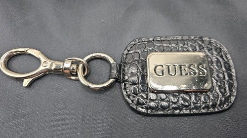 Guess handbag leather black - handbag,