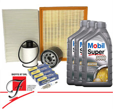 KIT TAGLIANDO + 4 CANDELE FIAT