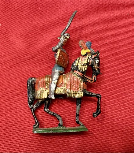Cavaliere cavallo giocattolo - cavaliere, a