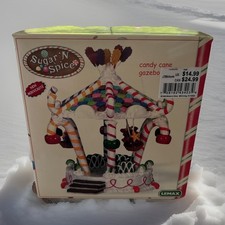 Gazebo Candy Cane Lemax Sugar