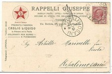 COMMERCIALE (198) - TORINO Budella salate, Spago, Turaccioli RAPPELLI GIUSEPPE -