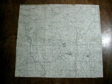 1950 mappa IGM ROCCAGORGA MAENZA MONTE SEMPREVISA LA CROCE LAZIO SUD