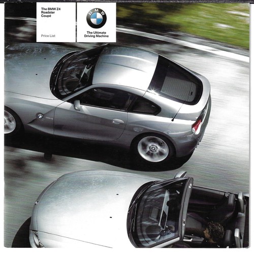 Bmw e85 specifiche 2008 - specifiche, uk