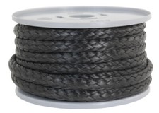 DYNEEMA corda intrecciata / corda / corda intrecciata Ø 8 mm / 10 metri Fb. nero / 5.300 daN
