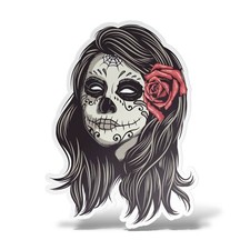 Sticker SKULL SANTA MORTE