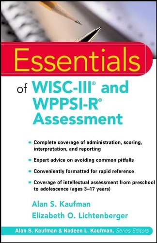 Essentials wisc iii and - essentials, of