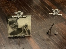 Coppia Porta Foto Argenteria