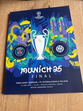 Finale UEFA Champions League 2025 - Programma Ufficiale Partita - PSG vs Inter Milan